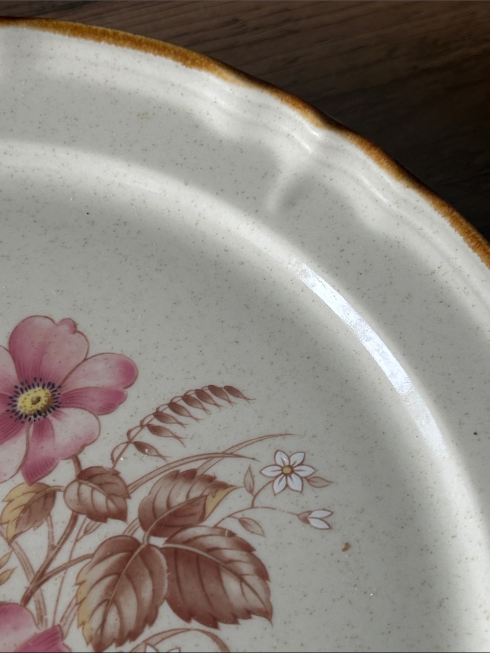 Vintage Dynasty Dream rose floral Dinnerware set of 4 - Picture 4 of 5